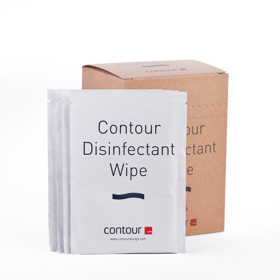 Contour Design Contour Disinfectant Wipe - 20 pc(s) - White - 70% - 24 g - 37 g - First clean the surface thoroughly with a Contour Disinfectant Wipe - allow the fluid to act for 1...