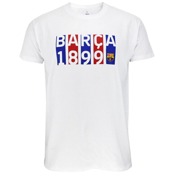 FC BARCELONA Flag 1899 Short Sleeve T-Shirt