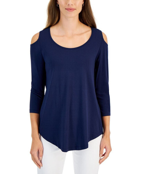 Топ JM Collection ColdShoulder 3/4 Sleeve