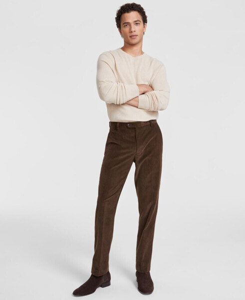 Men's Modern-Fit Solid Corduroy Pants