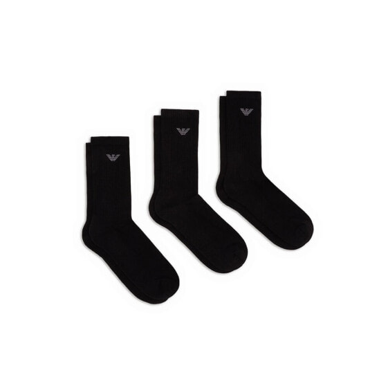 EMPORIO ARMANI 303133_CC300 long socks 3 pairs