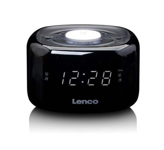 Lenco CR-12BK - Clock - Digital - FM - LED - 1.52 cm (0.6") - Black
