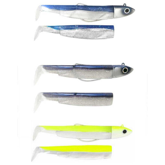 FIIISH Black Minnow Combo Offshore Soft Lure 120 mm 25g