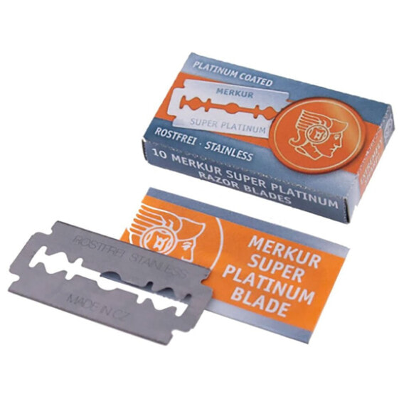 MERKUR Super Platinum Razor Blades 10 Units