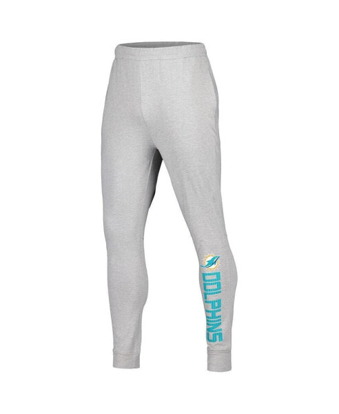 Men's Gray Miami Dolphins Lounge Jogger Pants