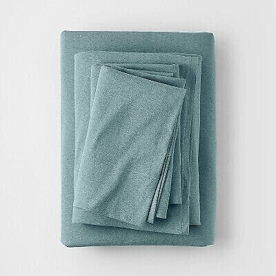 Full Jersey Solid Sheet Set Light Teal - Casaluna