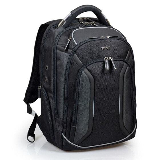 Рюкзак для ноутбука Port Designs Melbourne Чёрный 35 x 10,5 x 27 cm