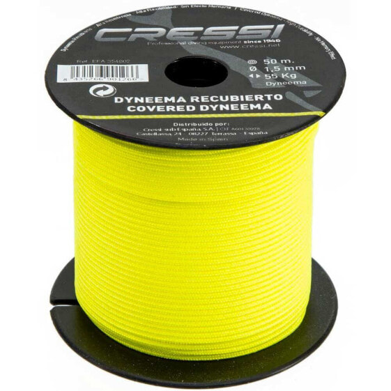 CRESSI Dyneema with Cover 1.5 mm 50 mts Line