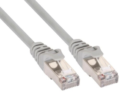 InLine Patch Cable F/UTP Cat.5e grey 0.5m