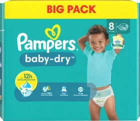 Windeln Baby Dry Gr.8 Extra Large (17+kg), Big Pack, 36 St