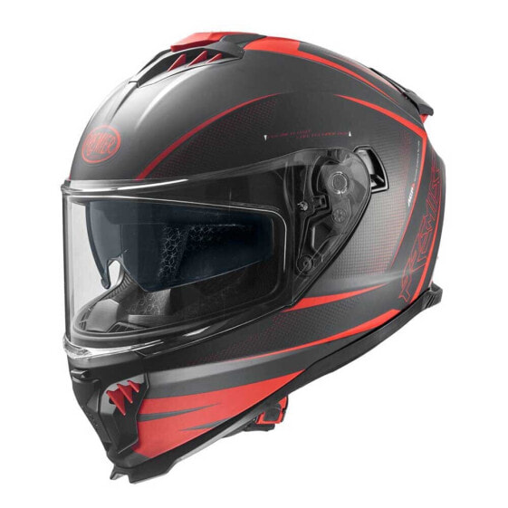 Стильный шлем для мотоциклистов полнолицевой Premier Helmets 23 Typhoon FR92BM с защитой Pinlock