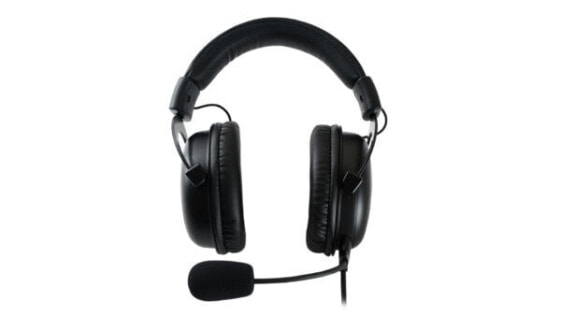 QPAD QH-95 - Headset - Head-band - Gaming - Black - Binaural - In-line control unit