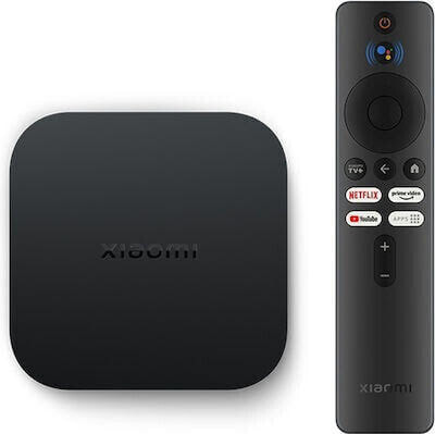 Цифровой плеер Xiaomi TV Box S Cortex-A55 2048 МБ 8 ГБ Android Google TV Черный