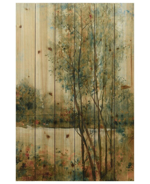 Early Spring 1 Arte de Legno Digital Print on Solid Wood Wall Art, 36" x 24" x 1.5"