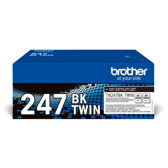 Brother TN-247BKTWIN - 3000 pages - Black - 2 pc(s)