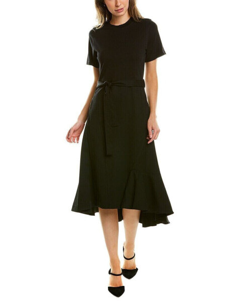 3.1 Phillip Lim Belted Wool Midi Dress Women's