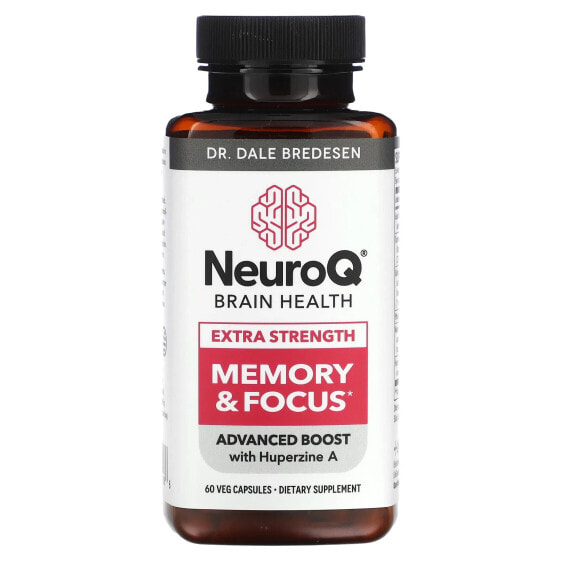 Усиленные капсулы для улучшения памяти и концентрации LifeSeasons NeuroQ Brain Health, Memory & Focus 60 шт.