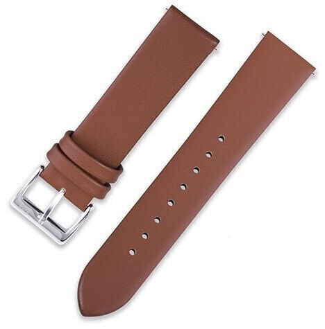 Leather smooth strap - Light brown