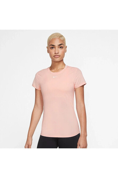 Training Dri-FIT One T-shirt in Pale Pink Kadın Pembe Spor Tişört