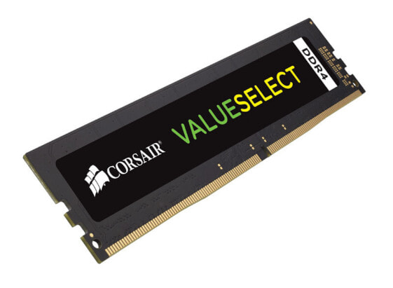 Corsair ValueSelect 8 GB - DDR4 - 2666 MHz - 8 GB - 1 x 8 GB - DDR4 - 2666 MHz - 288-pin DIMM - Black