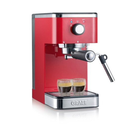 Graef salita ES 403 - Espresso machine - 1.25 L - Ground coffee - 1400 W - Red