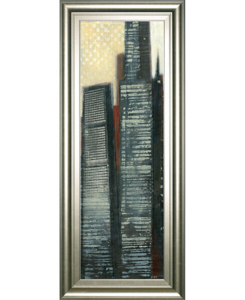 Urban Landscape IV by Norman Wyatt Framed Print Wall Art - 18" x 42"