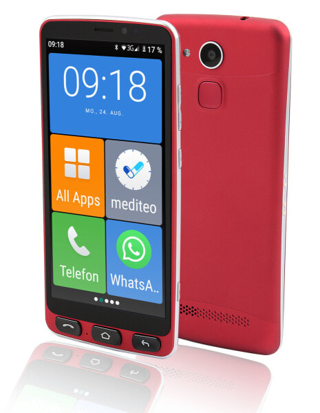 Смартфон Olympia Neo 14 см (5.5") 2 ГБ 16 ГБ 8 МП Android 10.0 Черный Красный