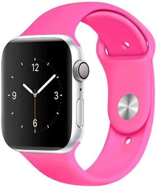 Silicone strap for Apple Watch - Barbie pink 38/40/41 mm - S / M