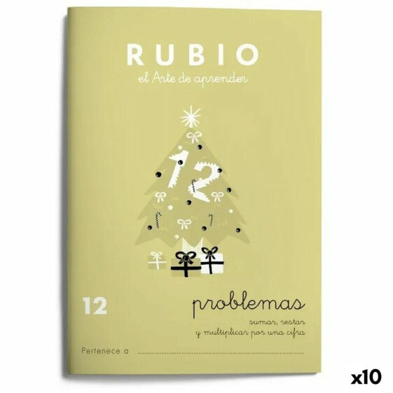 Тетрадь по математике Cuadernos Rubio Nº12 A5 испанский 20 Листья (10 штук)