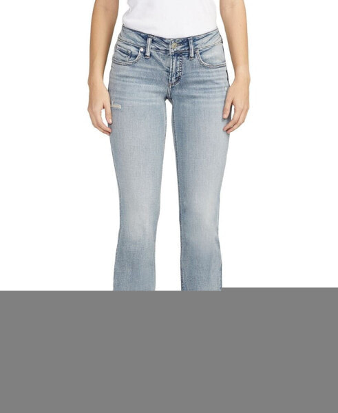 Джинсы женские Silver Jeans Co. модель Britt с низкой посадкой и прямыми брючинами