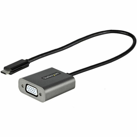 Чёрный кабель USB C - VGA Startech CDP2VGAEC