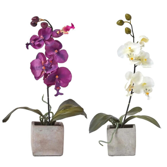 Künstliche Orchideen im 2er-Set 40 cm