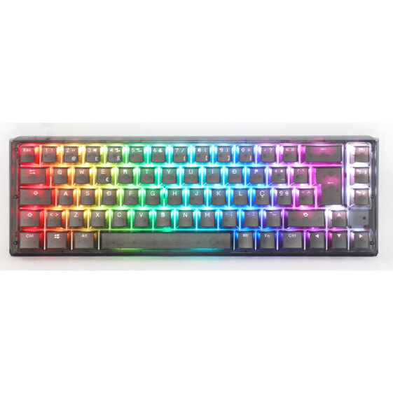 DUCKY One 3 Aura SF 65 RGB PBT PT MX Silent Red gaming keyboard