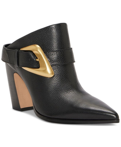 Women's Baily Pointed-Toe Buckled Dress Mules