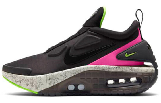 Кроссовки Nike Adapt Auto Max, стильные, комфортные, ультрамодные, мужские, черно-розовые