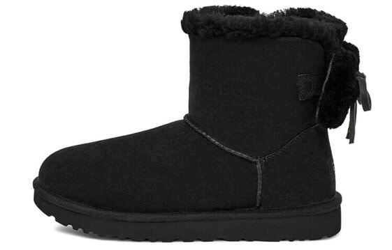 Кроссовки UGG Classic Double Bow Mini 1127130-BLK