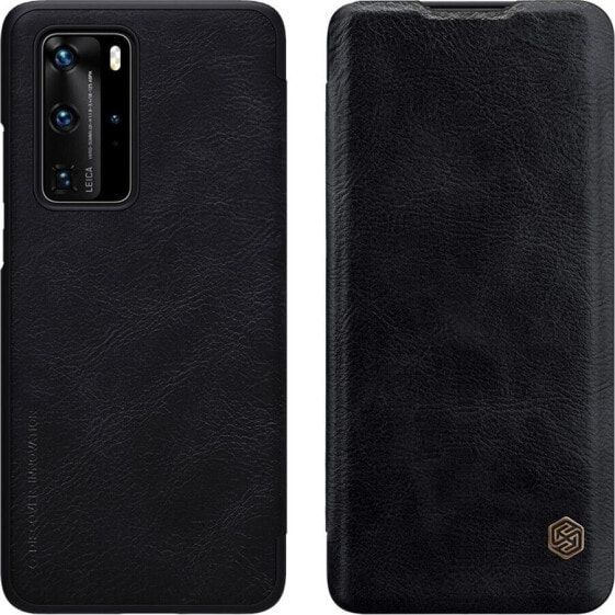 Nillkin Etui Nillkin QIN do Huawei P40 Pro (Czarne) uniwersalny