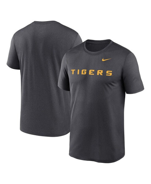 Men's Anthracite LSU Tigers Primetime Legend Wordmark T-Shirt