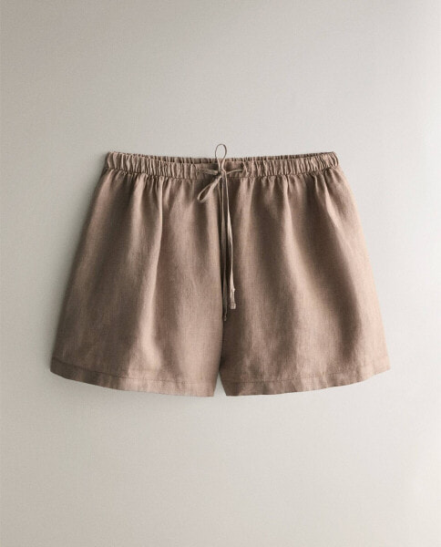 Linen shorts