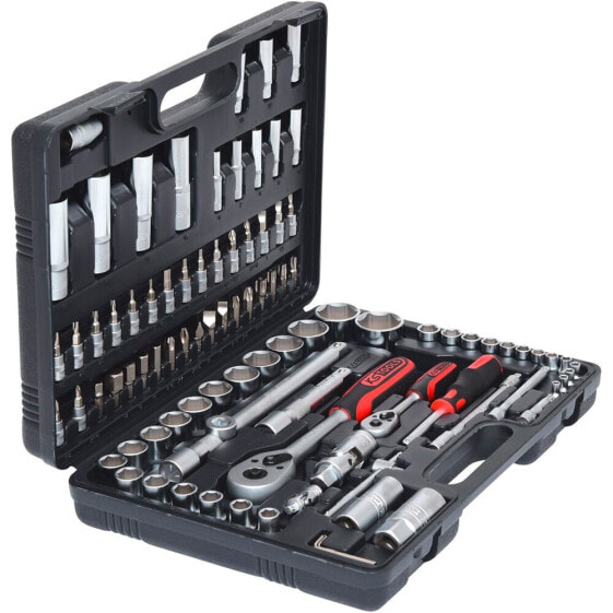 KS TOOLS 1/4+1/2 Socket Wrench-Set 94 Pieces