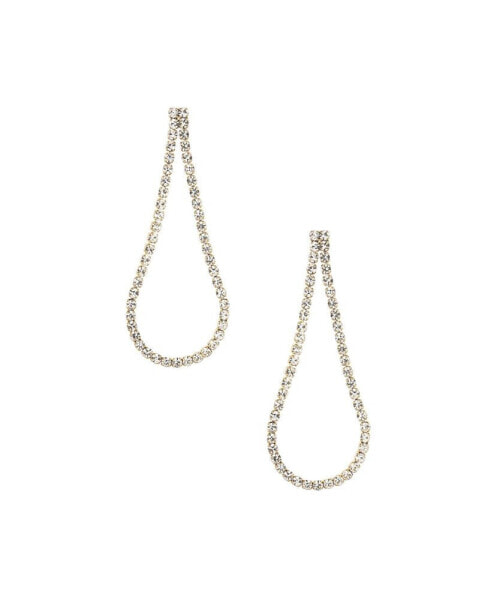 Sparkle Droplet 18K Gold Plated Earrings