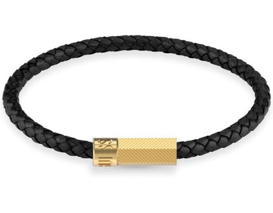 Men´s Blackjack Leather Bracelet JUXB03240JWYGBK