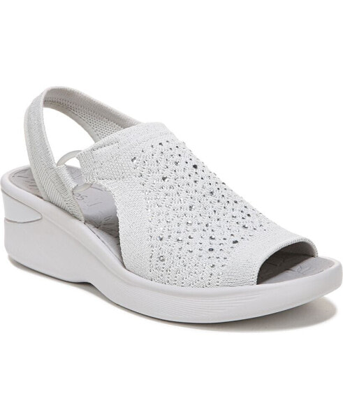 Star Bright Washable Wedge Slingbacks