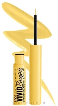 Flüssiger Eyeliner - NYX Professional Vivid Brights Liquid Liner 03 - Had Me At Yellow