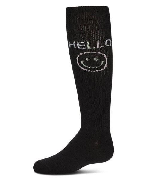 Big Girls HELLO Knee High Socks