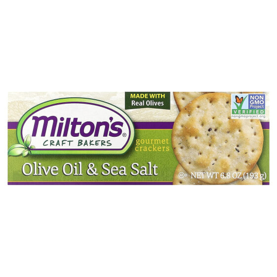 Gourmet Crackers, Olive Oil & Sea Salt, 6.8 oz (193 g)