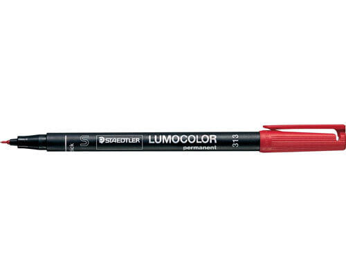 STAEDTLER 313-2 - Red - Bullet tip - Black - Red - Polypropylene (PP) - 0.4 mm - Germany