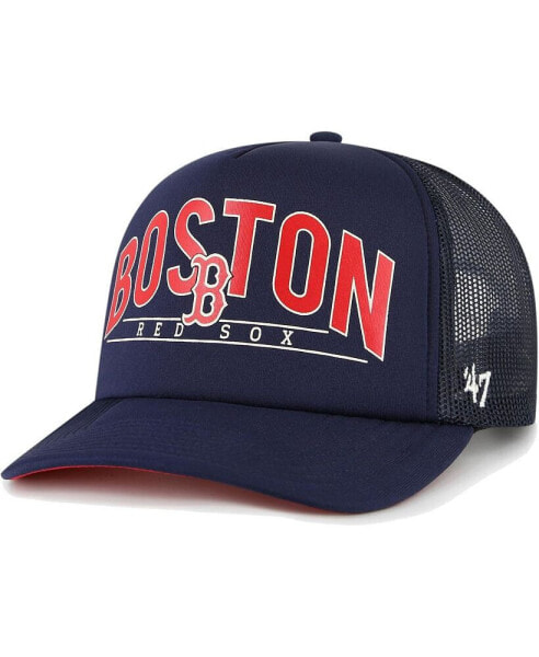 Бейсболка-тракер '47 Brand Boston Red Sox Backhaul Foam Snapback для мужчин, цвет синий