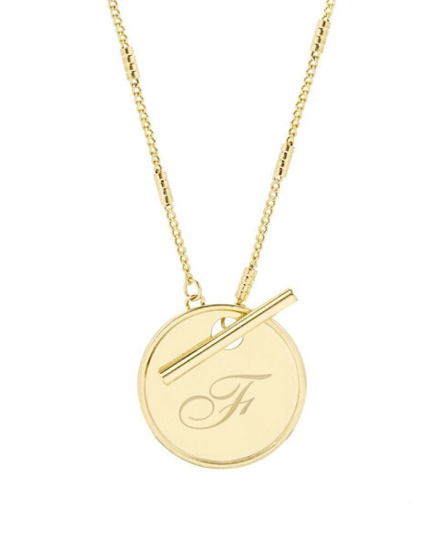 Grace Initial Toggle Necklace