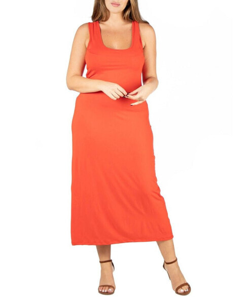 Plus Size Racerback Maxi Dress